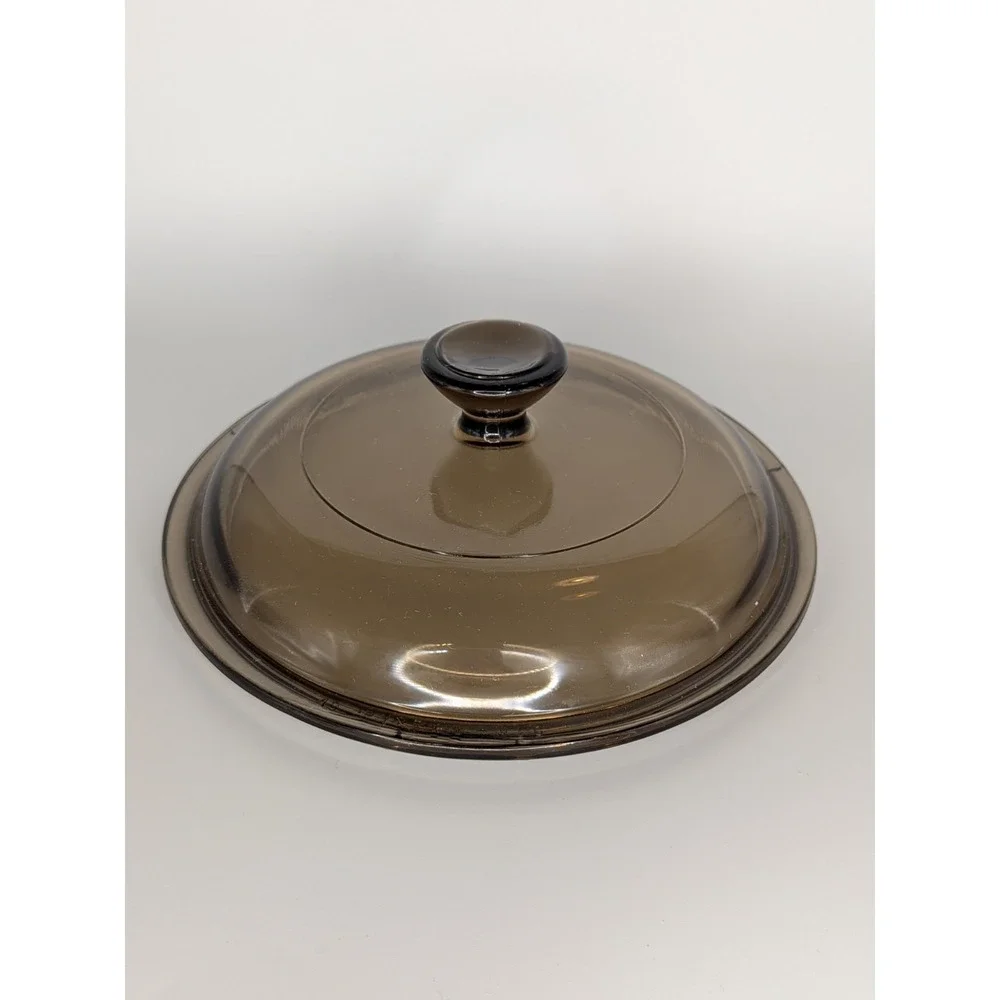 Pyrex Visions Amber Glass #623C Lid 1.5 Quart Casserole Dish REPLACEMENT 623-C